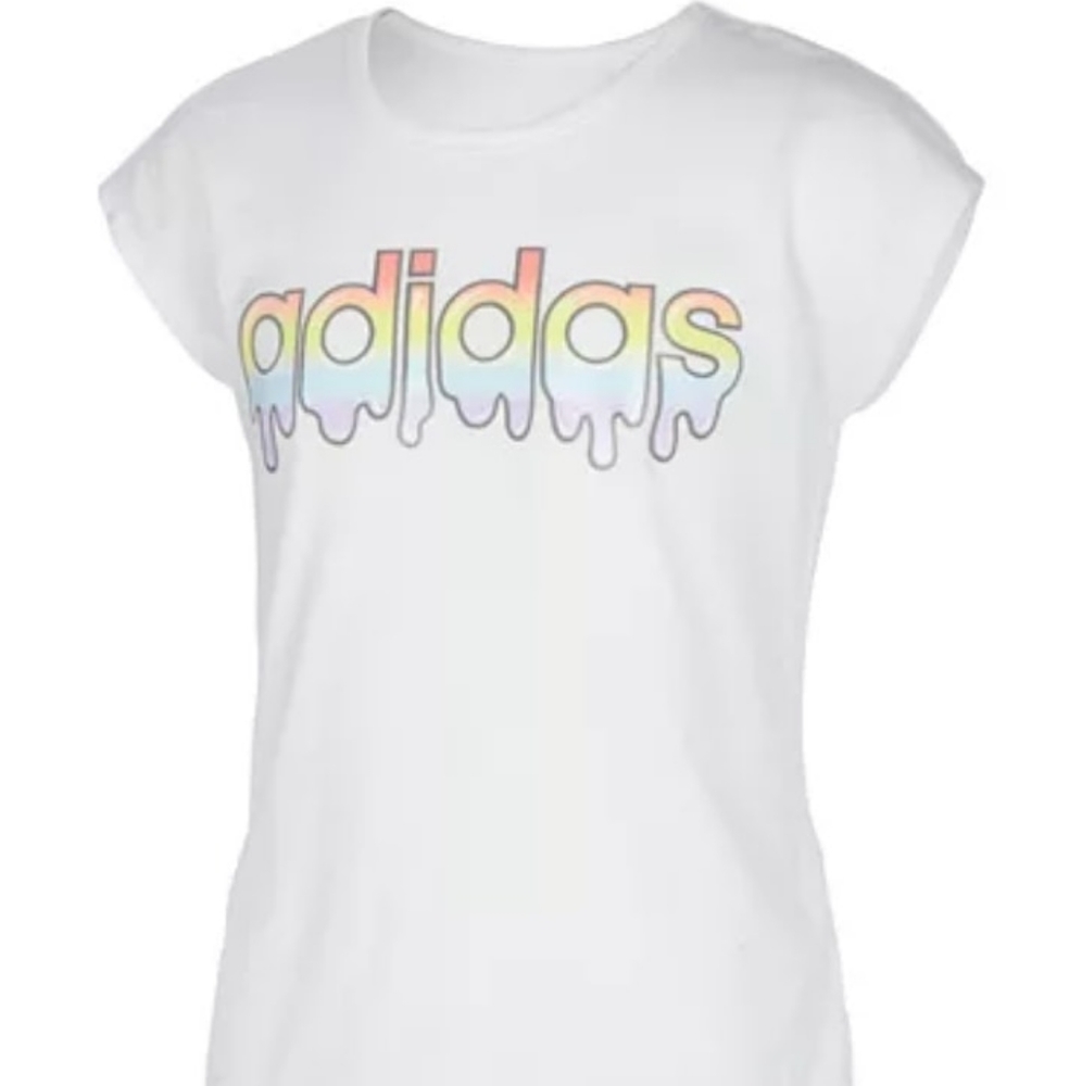 Adidas Big Girls Side Slit T-Shirt